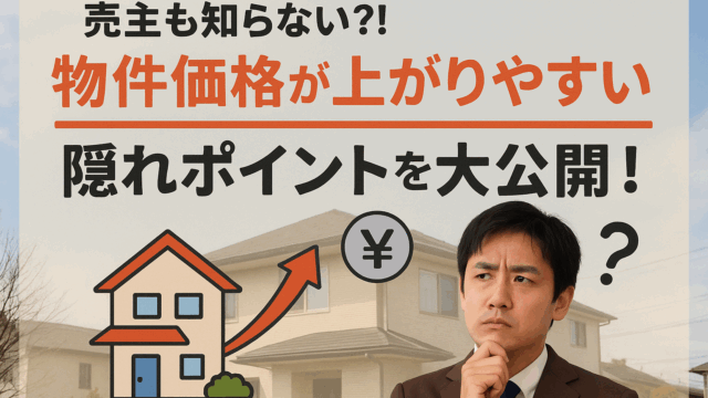 ✨売り主も知らない!? 物件価格が上がりやすい “隠れポイント” を大公開！🏡💡
