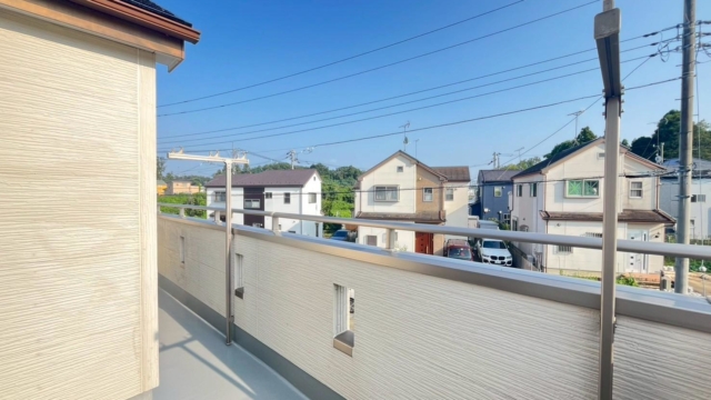 川越市笠幡　バルコニー