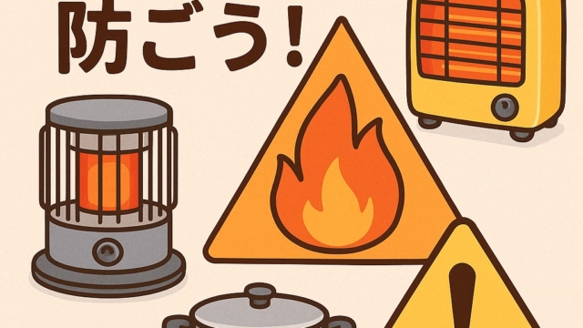 🔥冬こそ注意‼️家庭で起きやすい火災原因と予防ポイント👉