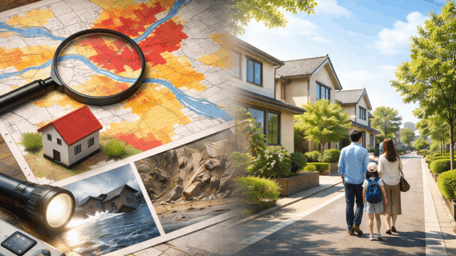 ハザードマップ　川越 不動産　危機管理 内見チェック　川越　地形